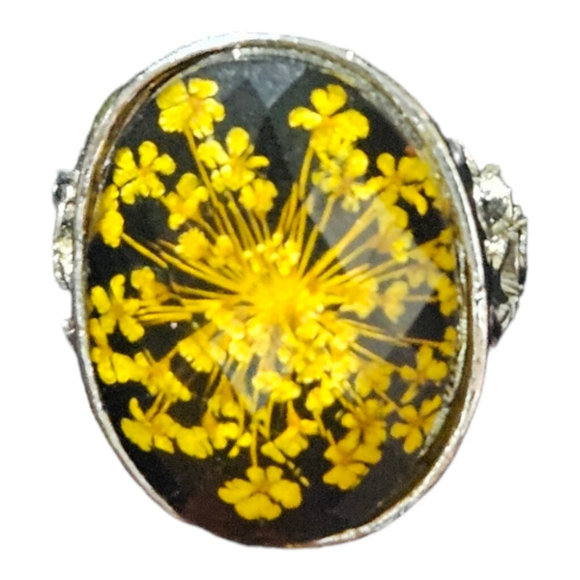 Unisex Unbranded Ring Size 10 Yellow Silver - Picture 3 of 6